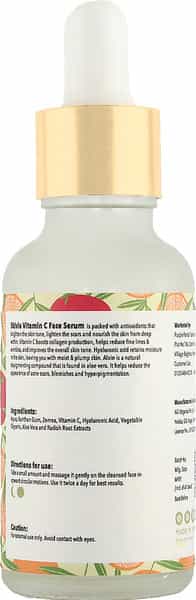 Skivia Vitamin C Face Serum With Hyaluronic Acid - 30Ml|Packed With Antioxidants|Brightens Skin Tone