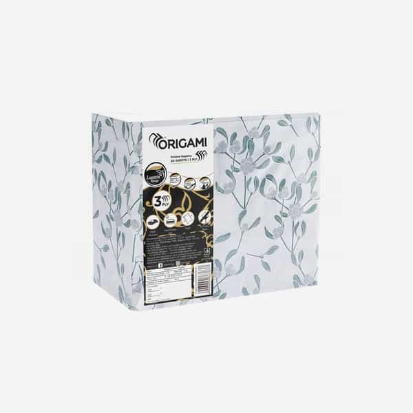 Origami Luxuria Party Napkins Printed | 20 Napkins | 3 Ply 33Cm X 33Cm