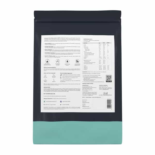 Nutrabay Pure 100% Whey Protein Isolate Unflavoured - 2Kg