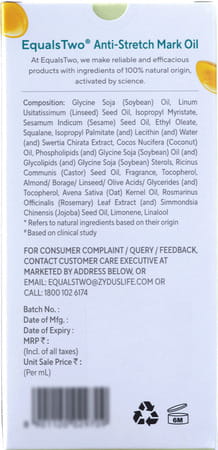 Equalstwo Anti Stretch Mark Oil 100 Ml