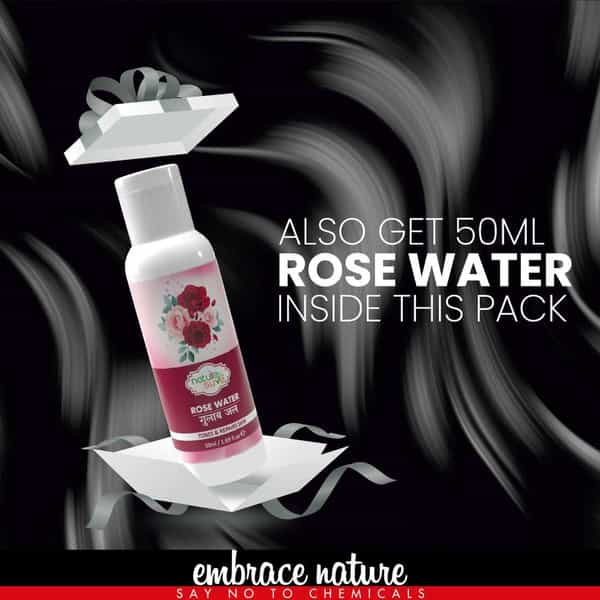 Nature Sure Shikakai Powder 100G With Rose Water 50Ml - 1 Pack
