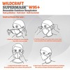 Wildcraft Supermask W95+ Reusable Outdoor Respirator Mask Anti-Bacterial Anti-Pollution M Grey