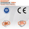 Wildcraft Supermask W95+ Reusable Outdoor Respirator Mask Anti-Bacterial Anti-Pollution M Grey