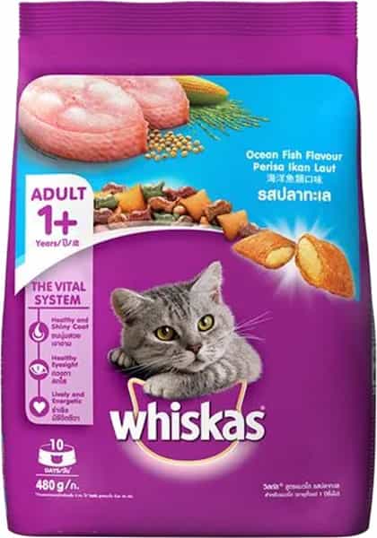 Whiskas Pocket Ocean Fish Cat Food 480 Gm