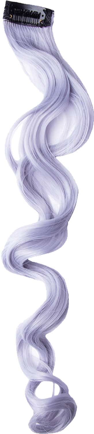 Streak Street Rich Lavender Curly Clip-On Strands