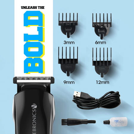 Zebronics Zeb-Ht101 Cordless/Cord Trimmer With Up To 90mins Backup(Black)