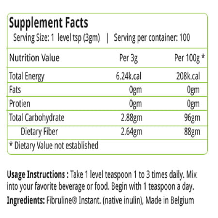 Natures Velvet Inuline Powder 300gms