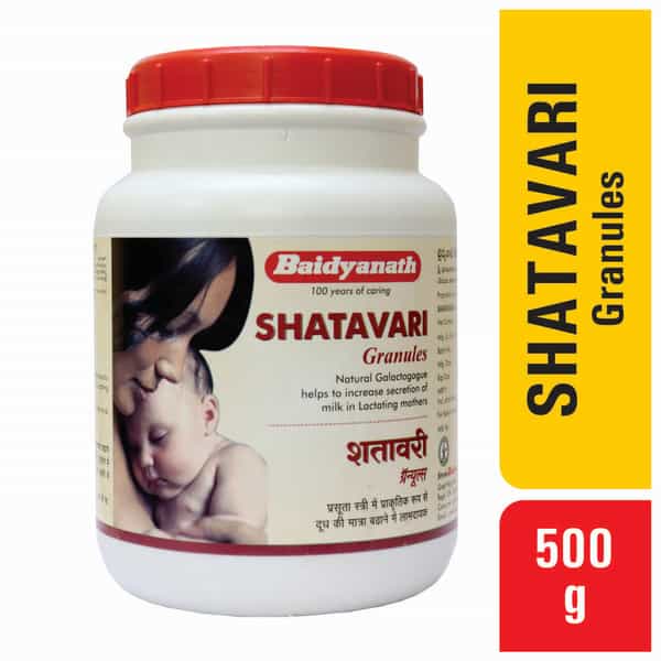 Baidyanath Asli Ayurved Shatavari Granules | 500 Gm | Natural Galactagogue