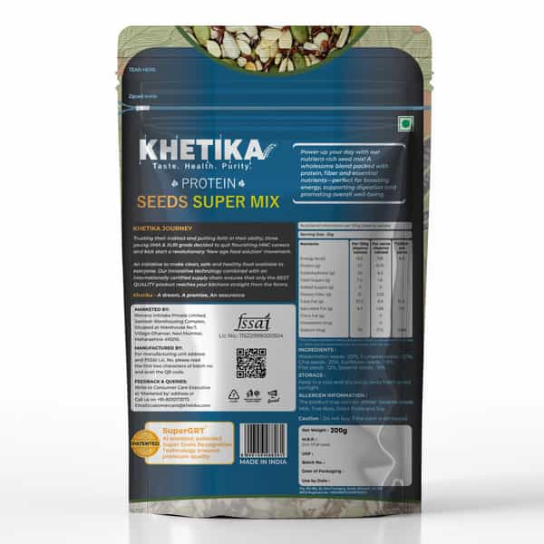Khetika 6 In 1 Seeds Mix 200G