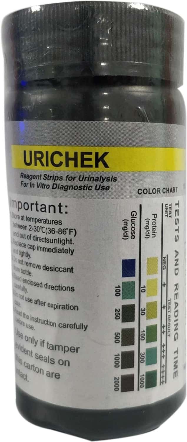 Biogenix Urine Strips Glucose And Protein 100 Strips