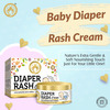 Mom & World Baby Diaper Rash Cream - With Shea Butter Moroccan Argan Oil Aloevera 50 G