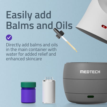 Medtech Aquamist 3 In 1 Face Steamer And Steam Inhaler For Cold & Cough | Vaporizer | Facial Steamer