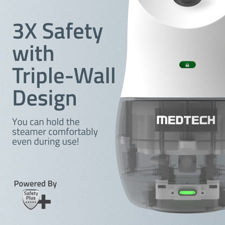 Medtech Aquamist 3 In 1 Face Steamer And Steam Inhaler For Cold & Cough | Vaporizer | Facial Steamer