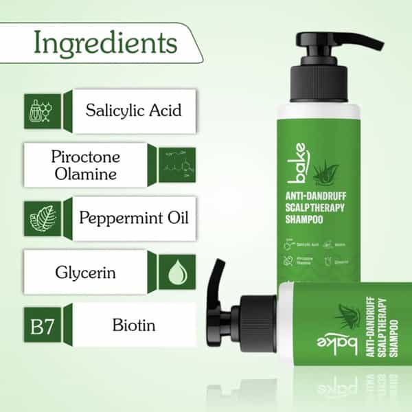 Bake 2% Salicylic Acid Anti-Dandruff Shampoo For Itchy Scalp (200Ml)