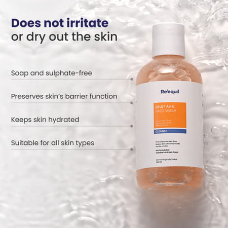 Re'Equil Fruit Aha Face Wash 200ml