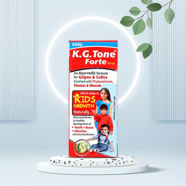 Aimil K.g Tone Forte Syrup 100Ml(Pack Of 2)| Natural Herbs Mix Syrup For Kids Growth