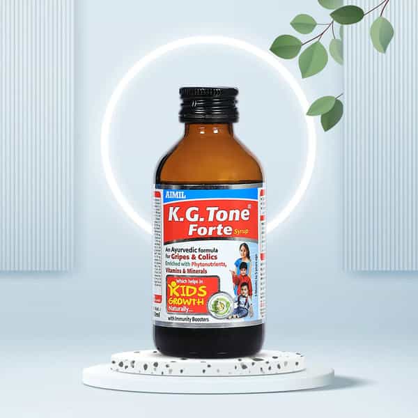 Aimil K.g Tone Forte Syrup 100Ml(Pack Of 2)| Natural Herbs Mix Syrup For Kids Growth