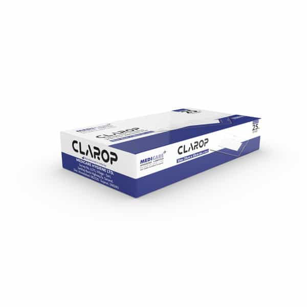 Medica Clarop Transparent Dressing With Non-Adherent Pad 10Cm X 20Cm - Waterproof & Breathable