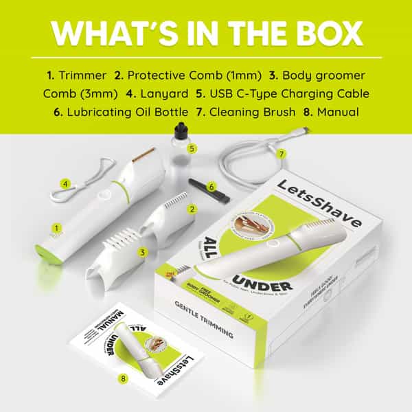Letsshave All Under Trimmer For Men