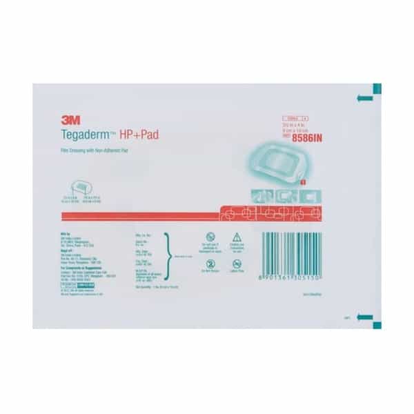 3M Tegaderm Hp+Pad Dressing 8586 (Pack Of 25)
