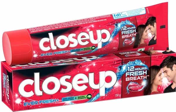 Close Up Ever Fresh Red Hot Gel Toothpaste Tube Of 150 G