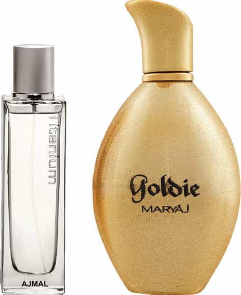 Ajmal Titanium Edp 100Ml Fresh Perfume For Men & Maryaj Goldie Edp 100 Ml