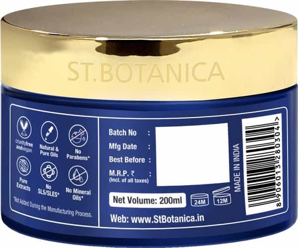 Stbotanica Biotin & Collagen Hair Mask - For Stronger | Fuller And Thicker Hair - 200 Ml