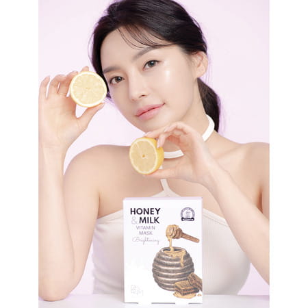 B.O.M Honey And Milk Cicadula Mask - Soothing - Pack Of 3