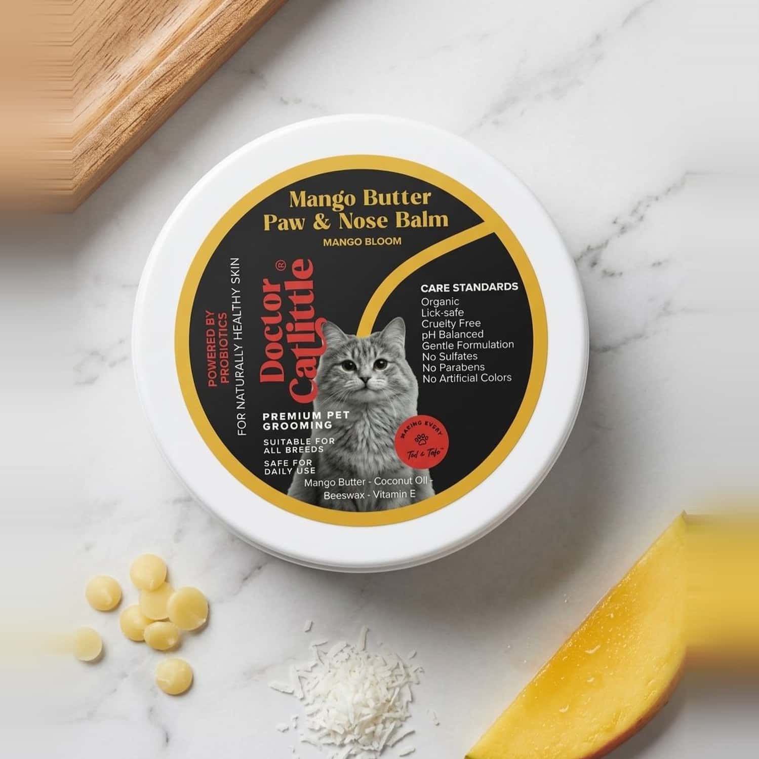 Doctor Catlittle Probiotic Cat Dry Paws & Nose Balm (30 Gms)