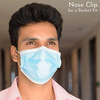Arcatron Mobility 3 Ply Disposable Surgical Super Breathable Face Mask With Nose Clip | Blue, 50 Pcs