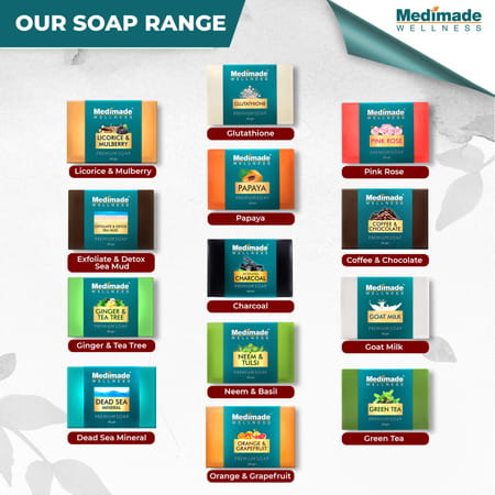 Medimade Coffee & Chocolate Premium Soap - 100 Gm X 5 ( Pack Of 5 )