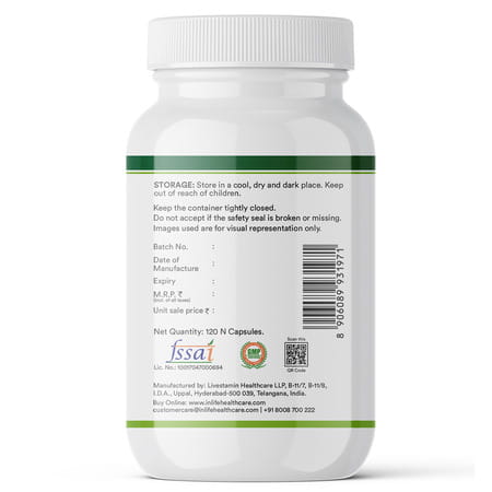 Inlife Magnesium Glycinate Supplement 110Mg With Zinc 10Mg Relaxation Healthy Muscle - 120 Capsules