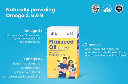 Bbetter Flaxseed Oil 60 Softgels