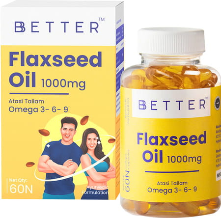 Bbetter Flaxseed Oil 60 Softgels