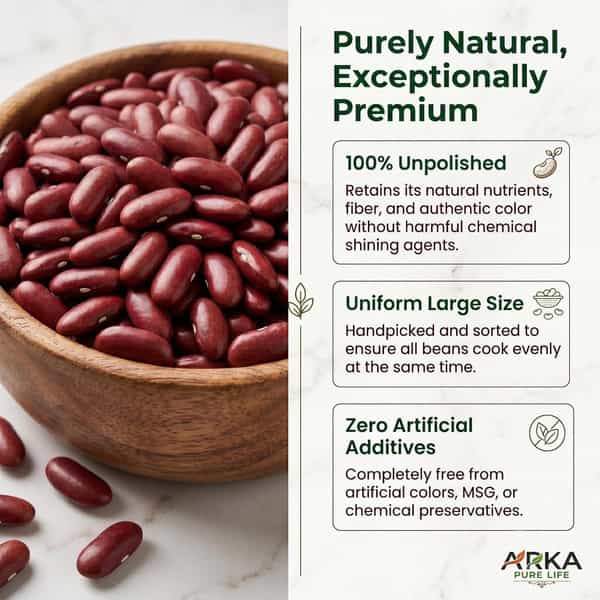 Arka Pure Life Premium Red Bean Rajma - 500G