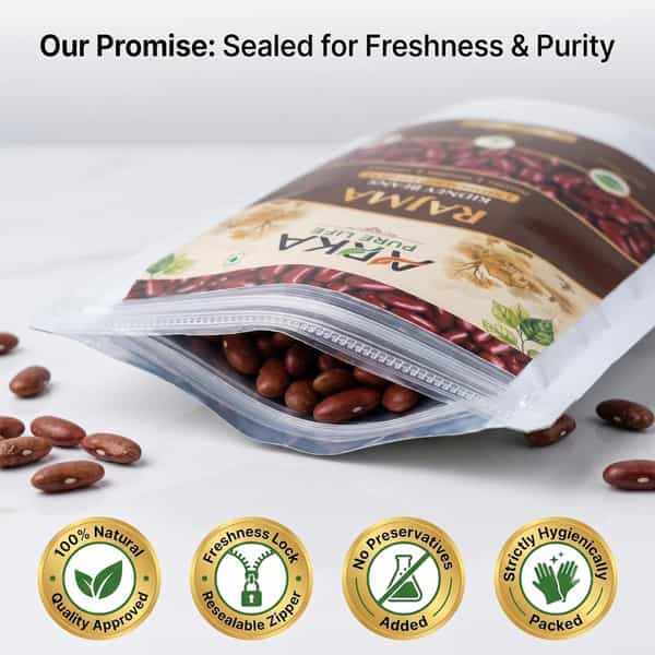Arka Pure Life Premium Red Bean Rajma - 500G
