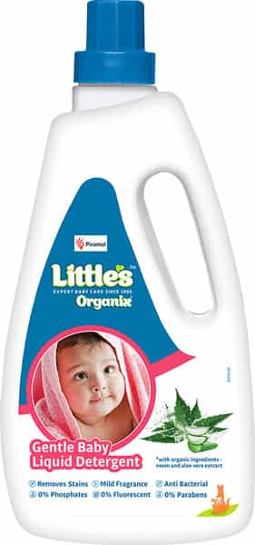 Little's Organix Gentle Baby Liquid Detergent (1 L - Bottle) With Aloe Vera And Neem