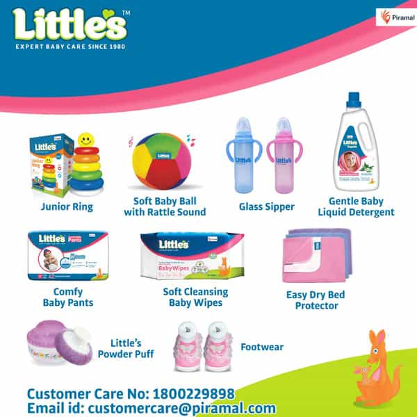 Little's Organix Gentle Baby Liquid Detergent (1 L - Bottle) With Aloe Vera And Neem