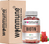 Wommune Biotin For Skin Care Hair Growth Nails With Vitamin C A D E B6 B12 B5 & Folic Acid