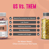 Wommune Biotin For Skin Care Hair Growth Nails With Vitamin C A D E B6 B12 B5 & Folic Acid