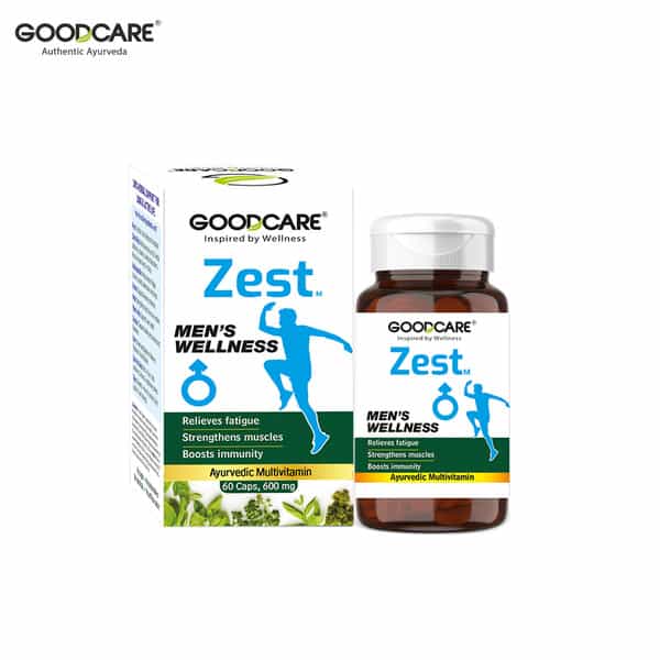Goodcare Zest Men | Herbal Multi-Vitamin Capsules For Men | 60 Caps | From Baidyanath