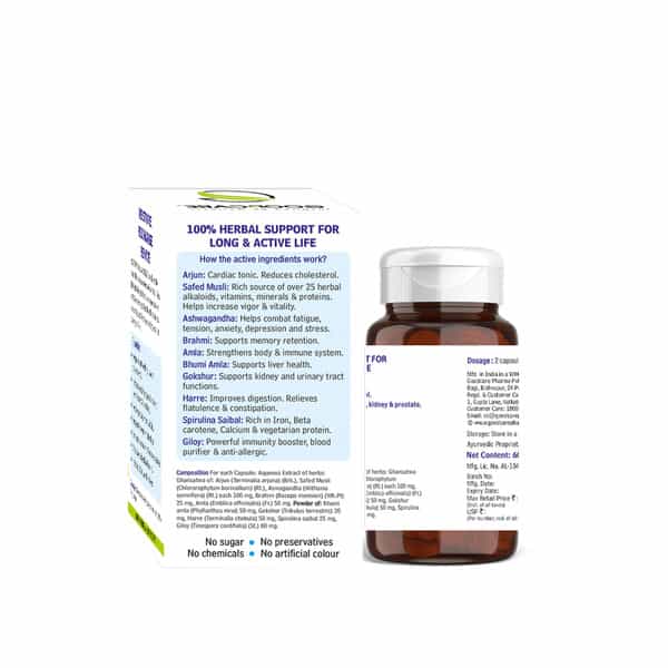 Goodcare Zest Men | Herbal Multi-Vitamin Capsules For Men | 60 Caps | From Baidyanath
