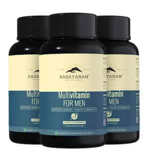Rasayanam Multivitamin For Men | 52 Ingredients | Energy | Immunity & Health 180 Tablets (pack Of 3)