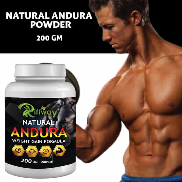 Riffway Natural Andura Weight Gain Powder (1X200gm)