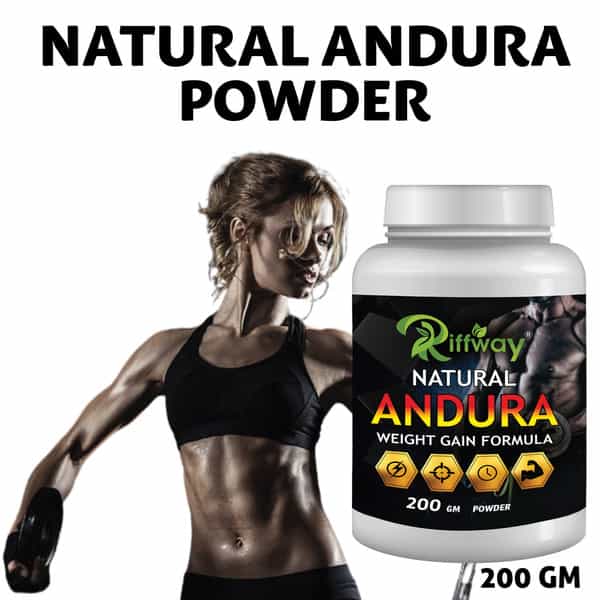 Riffway Natural Andura Weight Gain Powder (1X200gm)