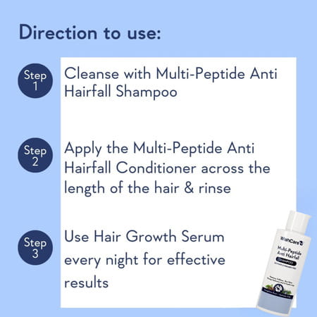 Wishcare Multi Peptide Anti Hairfall Shampoo - 120 Ml