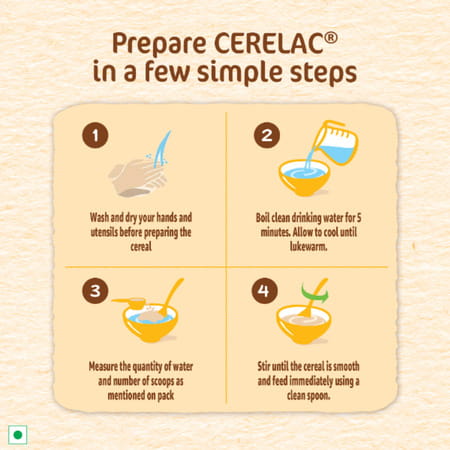 Nestle Cerelac Wheat Apple Baby Cereal | No Refined Sugar | Stage 1 | 6 - 24 Months |350gm