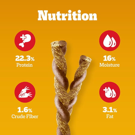 Pedigree Rodeo Duos (4+ Months) Dog Treats | Chicken & Bacon Flavour | 123 G (Pack Of 10)