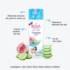 Rosa Cleansing Milk With Rose & Cucumber L Dirt & Impurity Removal | Hydrating I Set Of3- 100Ml Each