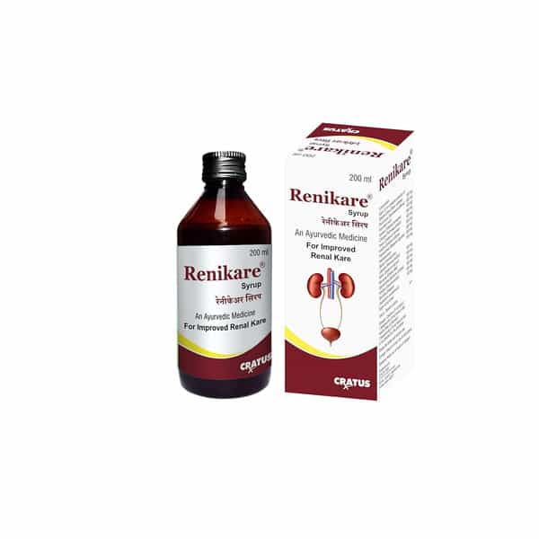 Cratus Renikare Syrup Improved Renal Care | Cleans Kidney & Urinary Bladder | 200Ml (Pack Of 3)